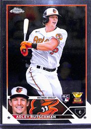 2023 Topps Chrome:  Adley Rutschman {RC & Gold Cup}