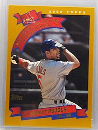 2002 Topps:  Albert Pujols {NL MVP}