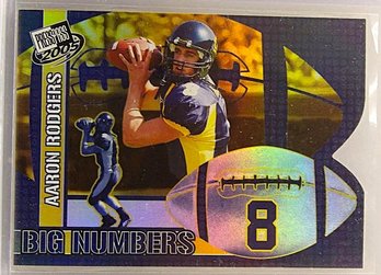 2005 Press Pass Silver Die Cut:  Aaron Rodgers {RC}