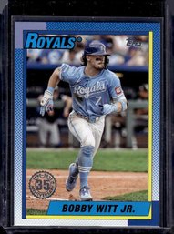 Bobby Witt Jr.:  {35th Anniversary Refractor}:  2024 Topps Chrome