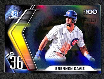 2022 Bowman Chrome:  Brennan Davis