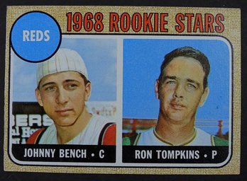 1968 Topps:  Johnny Bench {RC} - Card #247