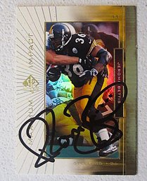 Jerome Bettis - Autographed Sports Card {Certificate Of Authenticity}