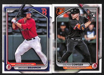 2024 Bowman:  Brooks Brannon & Colton Cowser {RC}