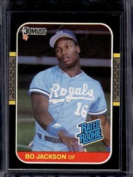 1987 Donruss:  Bo Jackson {Rookie Card}  #35 Kansas City Royals