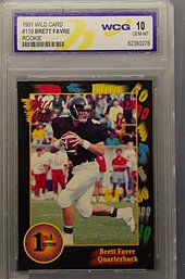 1991 Wild Card:  Bret Favre {Rookie Card}
