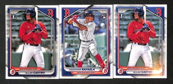 2024 Bowman:  Allan Castro {1st} & Ceddanne Rafaela {RC}