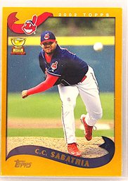 2002 Topps:  CC Sabathia {Rookie Cup}
