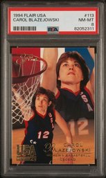 1994 Flair USA Commemorative Card:  Carol Blazejowski...PSA '8' NW/Mint