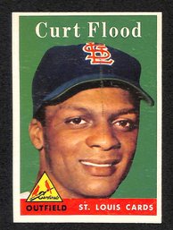 Topps 1958:  Curt Flood {Rookie Card}