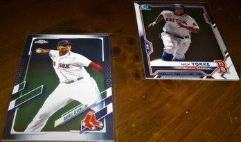 2021 Topps Chrome & Bowman Chrome:  Rafael Devers & Nick Yorke