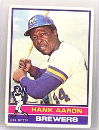 Topps 1976:  Hank Aaron