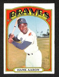 1972 Topps:  Hank Aaron