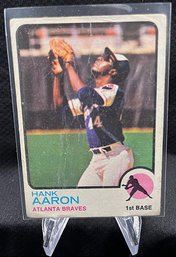 1973 Topps:  Hank Aaron