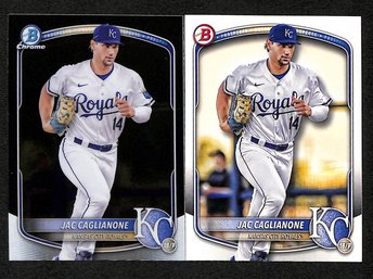 2025 Bowman Chrome:  Jac Caglianone  {2-Card Lot}