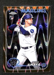 2024 Topps Chrome:  Jacob Amaya {RC} SP - #10/50