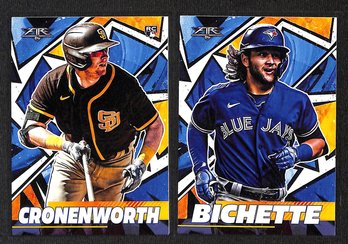 2021 Topps Fire:  Jake Cronenworth {RC} & Bo Bichette