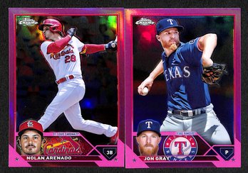 2023 Topps Chrome:  Nolan Arenado & Jon Gray