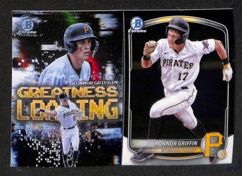 2025 Bowman Chrome:  Konnor Griffith {2-Card Prospect}