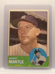 Topps 1963:  Mickey Mantle