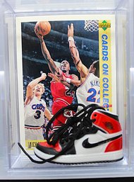 1992 Upper Deck:  Michael Jordan {Nike Sneaker Shadow Box}