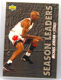 Michael Jordan:  1993 Upper Deck Stealing Leader