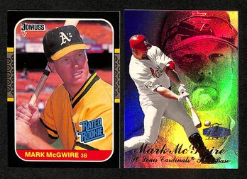1987 Topps & 1998 Fleer:  Mark McGwire {RC}