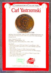 Cooperstown Commemorative Coin:  Carl Yastremski