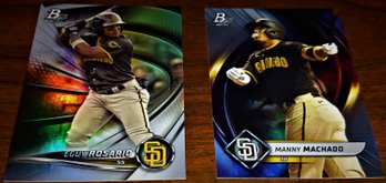2022 Bowman Platinum:  Eguy Rosario & Manny Machado