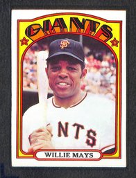 1972 Topps:  Willie Mays