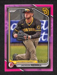 2024 Bowman:  Jackson Merrill (Serial # 28/175}