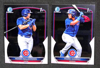 2023 Bowman Chrome:  Moises Ballesteros & Pedro Ramirez {1st}