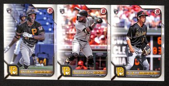 2022 Bowman:  O'Neill Cruz {RC}, Rodolfo Castro {RC} & Hoy Park {RC} - 3 Card Lot