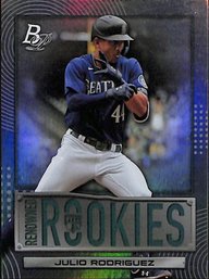 Topps 2022 Bowman Platinum:  Julio Rodriguez {Renowned Rookies}