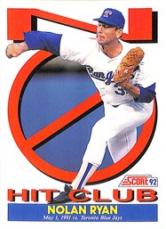 1992 Score:  Nolan Ryan