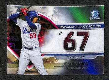 2022 Bowman Chrome:  Jose Ramos {Scouts Top 100...#67}