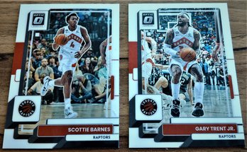 2022-23 Panini-Donruss Optic:  Scottie Barnes & Trent Jones, Jr. {2-Card Lot}