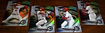 2022 Bowman Platinum:  Christian Roa, Matheu Nelson, Ryan Holgate & Malcolm Nunez {4 Card Lot}