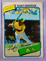 1980 Topps: Rickey Henderson {Rookie Card}