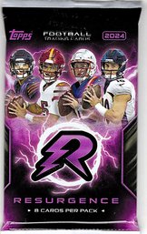 2024 Topps Resurgence {Chase A Possible Jayden Daniels RC?} - 1 Sealed Mega Pack {8 Cards}