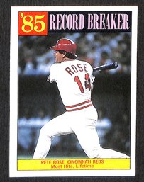 1986 Topps:  Pete Rose
