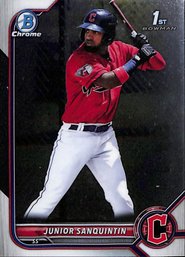 2022 Bowman Chrome:  Junior Sanquintin (1st)