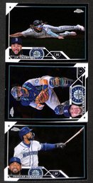 2024 Topps Chrome:  J.P. Crawford, Cal Raleigh & Teoscar Hernandez