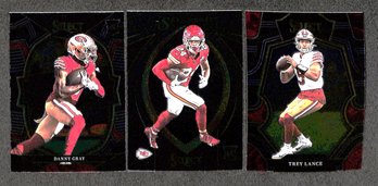 2022 Panini Select Football:  Danny Gray, Skyy Moore & Trey Lance