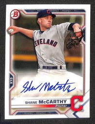 2021 Bowman:  Shane McCarthy - Certified Autograph