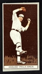 1912 - T207:    Harry Krause {Recruit Cigars}