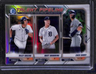 2021 Bowman Chrome:  Talent Pipeline - Detroit Tigers