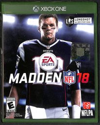 2018 Madden NFL X-Box:  Tom Brady