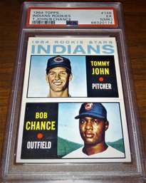1964 Tommy John {Rookie Card} PSA Slab '5' ...Excellent Grade