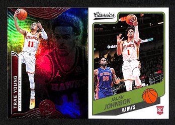 2021-22 Panini Illusions & Chronicles:  Trae Young & Jalen Johnson {RC}